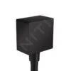 Hansgrohe Fixfit - Muuraansluitbocht Square Met Terugslagklep, Mat Zwart 26455670 -Grohe Winkel a0d40114bc40a705511e9b17