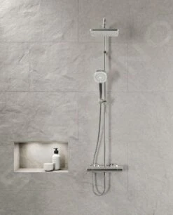 Hansa Micra - Doucheset Style 200 Met Thermostaat, Thermo Cool, ECO, Chroom 44350230 -Grohe Winkel a12ef058c64fb932b9904865