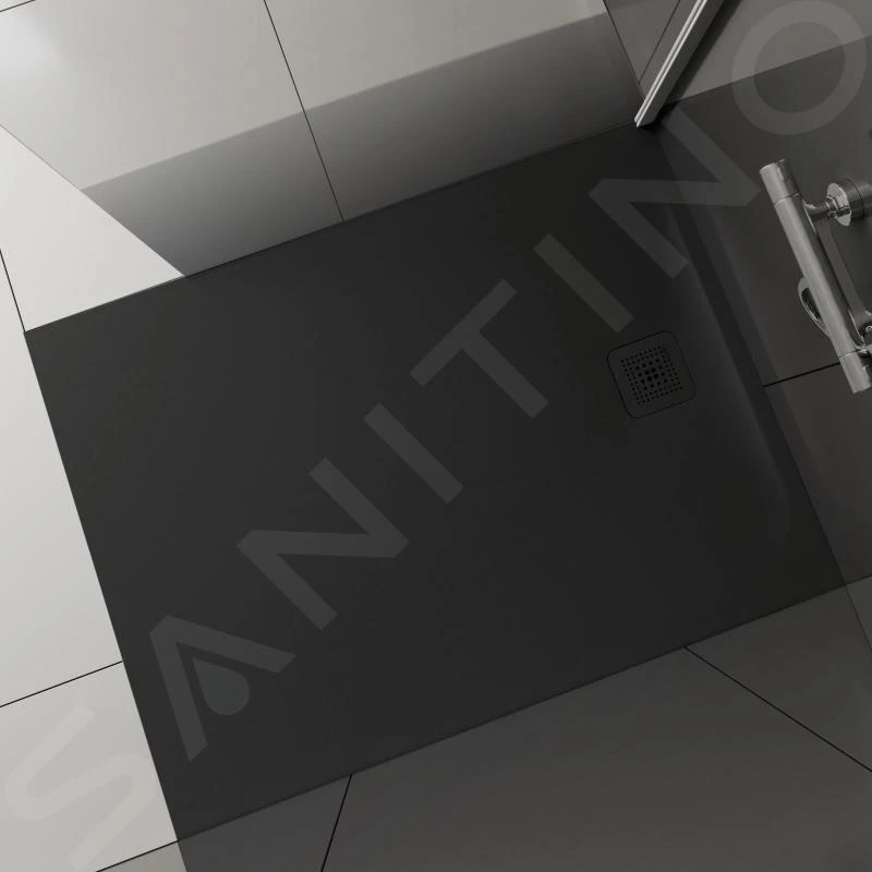 Laufen Pro - Douchebak 900x800 Mm, Mat Zwart H2149500800001 5 Laufen Pro - Douchebak 900x800 Mm, Mat Zwart H2149500800001 - Afbeelding 3