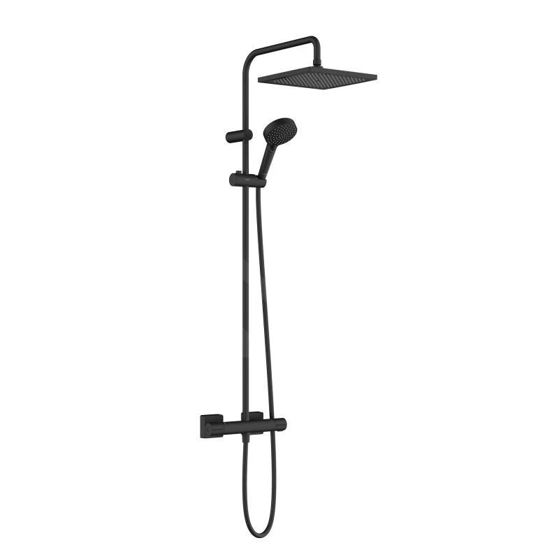 Hansgrohe Vernis Shape - Showerpipe 240 Doucheset Met Thermostaat, 2jet, Mat Zwart 26427670 3 Hansgrohe Vernis Shape - Showerpipe 240 Doucheset Met Thermostaat, 2jet, Mat Zwart 26427670