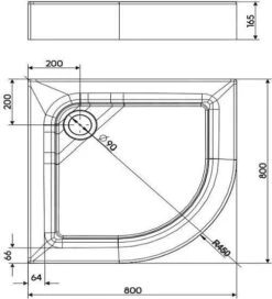 Kolo First - Acrylaat Douchebak, 800x800 Mm, Wit XBN1680000 -Grohe Winkel ab280b92ab09bfbdb5b4b15c