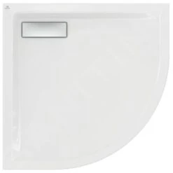 Ideal Standard Ultra Flat New - Douchebak, Halfrond 900x900 Mm, Wit T449201