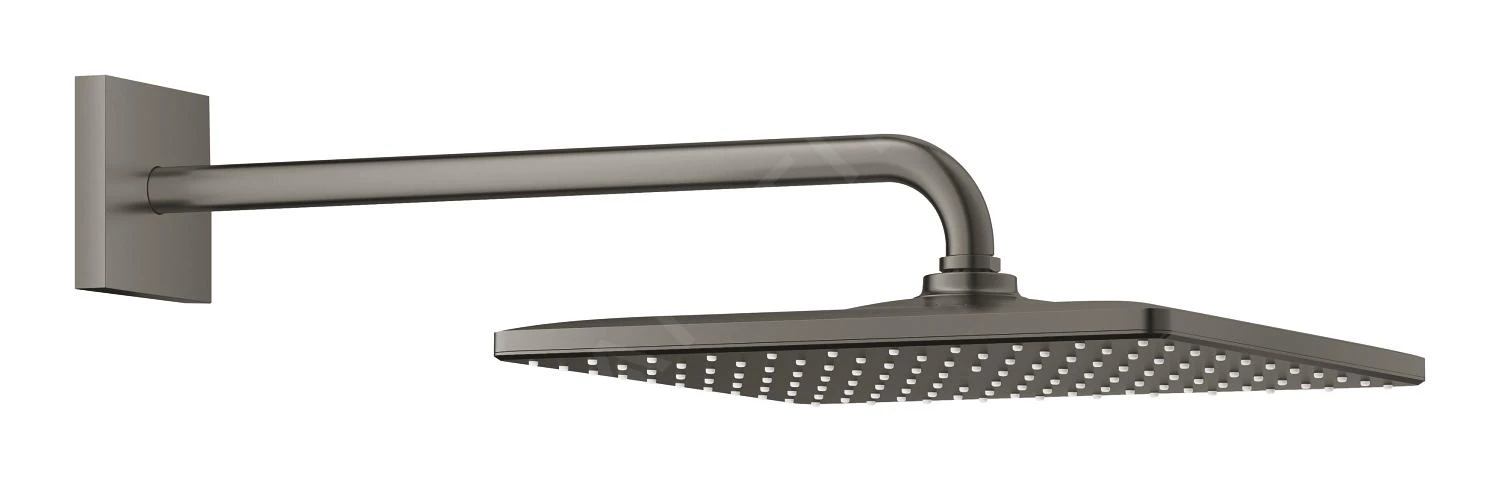 Grohe Rainshower - Hoofddouche 310 Mono Cube 9,5 L/min, 1 Straal, Douchearm 42 Mm, Geborsteld Hard Graphite 26564AL0 3 Grohe Rainshower - Hoofddouche 310 Mono Cube 9,5 L/min, 1 Straal, Douchearm 42 Mm, Geborsteld Hard Graphite 26564AL0