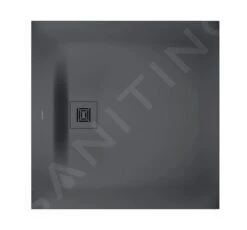 Duravit Sustano - Douchebak, 900x900 Mm, DuraSolid, Mat Donkergrijs 720271650000000