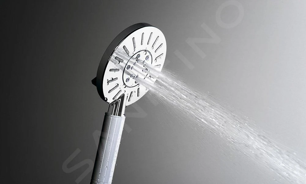 Sapho Douches - Liam 210 Doucheset Met Thermostaat, 3jet, Chroom LP139 9 Sapho Douches - Liam 210 Doucheset Met Thermostaat, 3jet, Chroom LP139 - Afbeelding 7