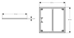 Alternative view of Geberit Setaplano - Installatieframe Voor Douchebakken Tot 1000 Mm, Voor 4 Steunpoten 154.460.00.1