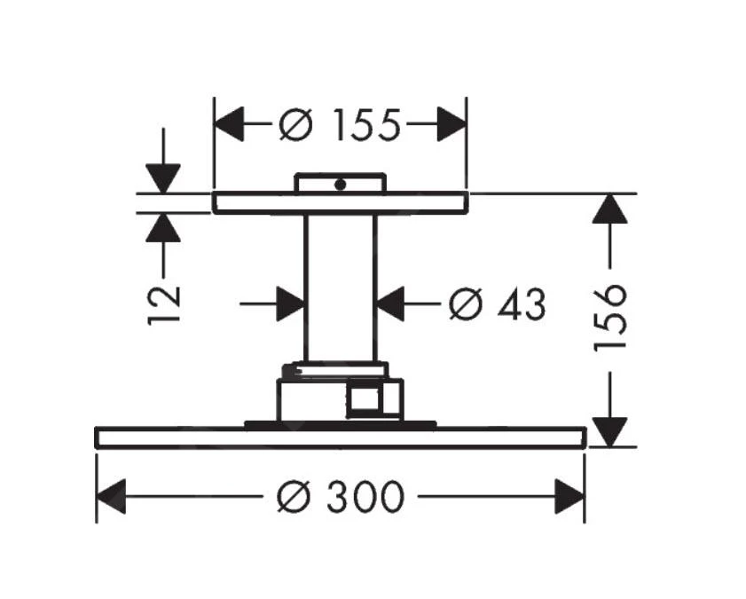 Axor Douche Programma - Hoofddouche 300 Mm Met Plafondaansluiting, 1jet, Chroom 35301000 4 Axor Douche Programma - Hoofddouche 300 Mm Met Plafondaansluiting, 1jet, Chroom 35301000 - Afbeelding 2