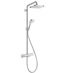 Hansgrohe Croma - Showerpipe Douchset Met Thermostaat, 1jet, Chroom 27630000