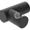 Kielle Accessoires - Wanddouchehouder, Mat Zwart 20901024 -Grohe Winkel c88fb9ccab717bd056f8c514