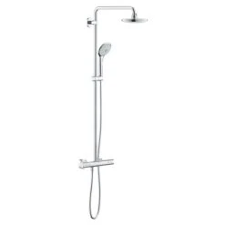 Grohe Euphoria - Regendouchesysteem Met Thermostaat, 180 Mm, 3-jets, Chroom 27296001