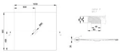 Alternative view of Bette Floor - Douchebak 1000x900 Mm, Met Ondersteuning, Anti-Slip, Wit 1661-000AR,T1