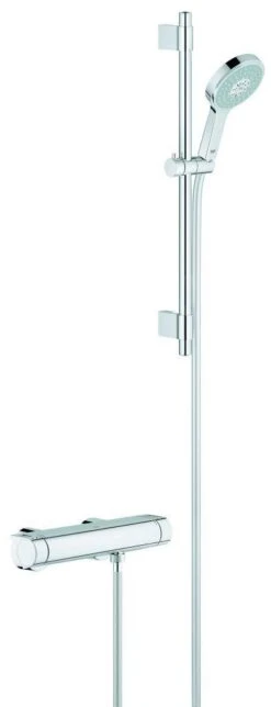 Grohe Grohtherm 2000 - Thermostatische Douchekraan Met Douchegarnituur 60 Cm, Chroom 34281001