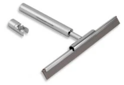 Novaservis Badkamer Accessoires - Glaswisser, Met Houder, Chroom 6977,0