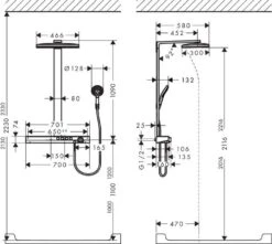 Hansgrohe Rainmaker Select - Showerpipe 460 Doucheset Met Thermostaat, 3 Functies, Wit/chroom 27106400 14 Hansgrohe Rainmaker Select - Showerpipe 460 Doucheset Met Thermostaat, 3 Functies, Wit/chroom 27106400 -Grohe Winkel dab681e6f740567445a3adb8