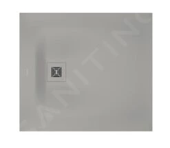 Duravit Sustano - Douchebak, 900x800 Mm, DuraSolid, Mat Grijs 720270630000000