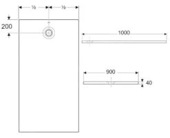 Geberit Olona - Douchebak 1000x900 Mm, Wit 550.760.00.1 6 Geberit Olona - Douchebak 1000x900 Mm, Wit 550.760.00.1 -Grohe Winkel e00be9832694024bb06128f9