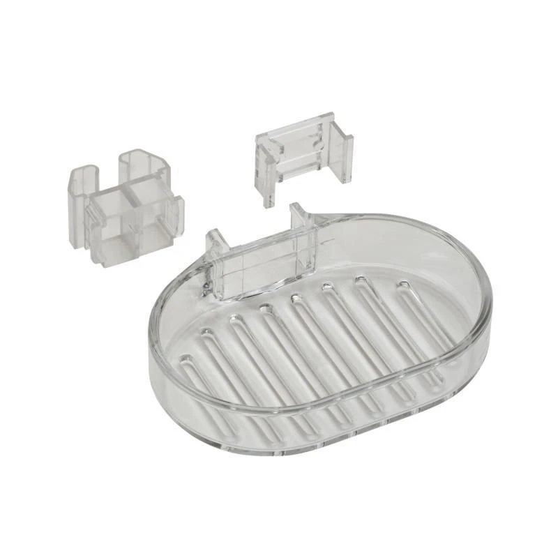 Hansgrohe Casetta - Zeepschaal Voor Unica'E/ Unica'F Douchestangen, Helder Kunststof 28685000 3 Hansgrohe Casetta - Zeepschaal Voor Unica'E/ Unica'F Douchestangen, Helder Kunststof 28685000