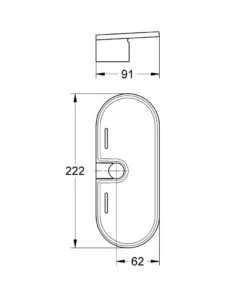 Alternative view of Grohe Tempesta New - Zeepschaal, Chroom 27596000