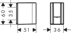Alternative view of Axor One - Douchehouder, Chroom 45721000