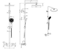 Kielle Aura - Doucheset Met Thermostaatkraan, 260 Mm, 3jet, Chroom 20602010 15 Kielle Aura - Doucheset Met Thermostaatkraan, 260 Mm, 3jet, Chroom 20602010 -Grohe Winkel f08393aa1190883543f7b90f
