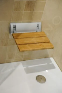 Aqualine Douches - Douchestoel Opklapbaar 320x230 Mm, Bamboe AE236 -Grohe Winkel f0d3d0a52a11cd91099ccba9