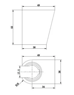 Alternative view of Kielle Accessoires - Wanddouchehouder, Chroom 20901040
