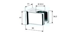 Alternative view of Sapho Accessoires - Douchehouder, Mat Zwart SD615