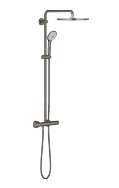 Grohe Euphoria - Douchesysteem 310 Met Thermostatische Douchekraan, 3jet, Grafiet Donker, Geborsteld 26075AL0