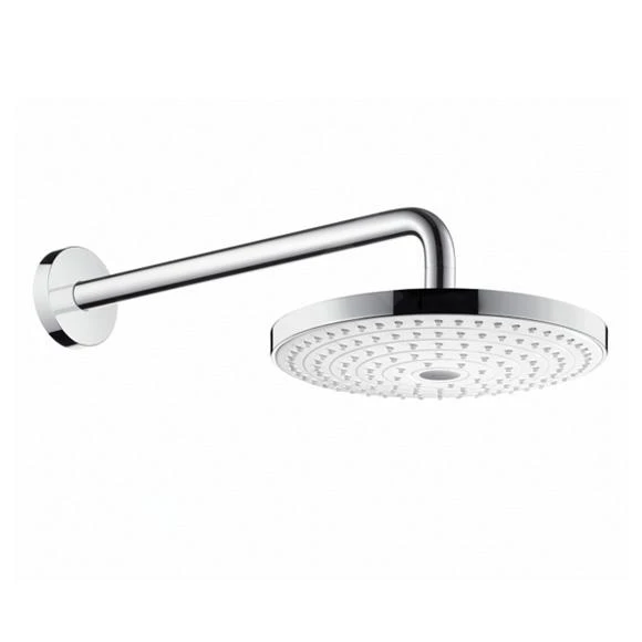 Hansgrohe Raindance Select S - Hoofddouche 240 Mm 2jet EcoSmart 9l/min, Douchearm 390 Mm, Wit/chroom 26470400 3 Hansgrohe Raindance Select S - Hoofddouche 240 Mm 2jet EcoSmart 9l/min, Douchearm 390 Mm, Wit/chroom 26470400