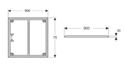 Alternative view of Geberit Setaplano - Installatieframe Voor Setaplano Douchebak 154.492.00.1