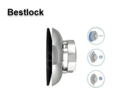 Compactor Bestlock - Douche Raamwisser Met Zuignap, Zwart RAN9785 -Grohe Winkel fa568138edb743d4e903abf7