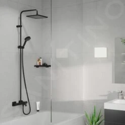 Hansgrohe Vernis Shape - Showerpipe 240 Doucheset Met Thermostaat, 2jet, Mat Zwart 26900670 -Grohe Winkel ff3edda4aeb28417d68ed091